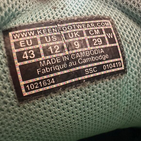 Keen Womens size 12 Explore Vent Hiking Shoe Steel Grey/Holiday KonnectFit - Picture 11 of 12